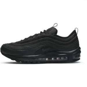 Nike Air Max 97 "Black/Dk Smoke Grey" Women's Shoe.   Open box top